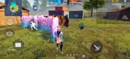 Deploying a gloo wall while escaping or rushing is crucial in Free Fire (Image via OP GAMEPLAY/YouTube)